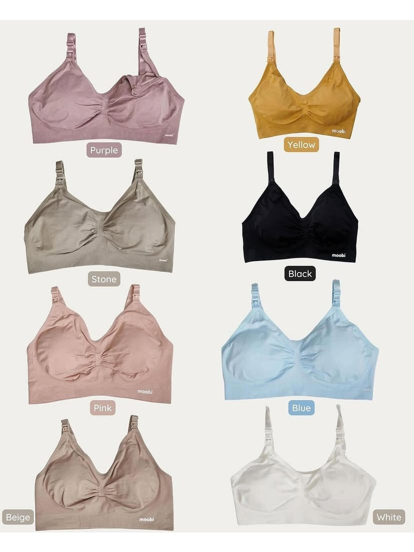 Candy Floss Nursing Bra - Black (Available in 4 Sizes)