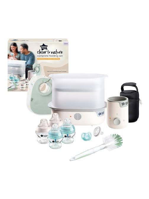 Tommee Tippee Closer To Nature Complete Feeding Kit - White