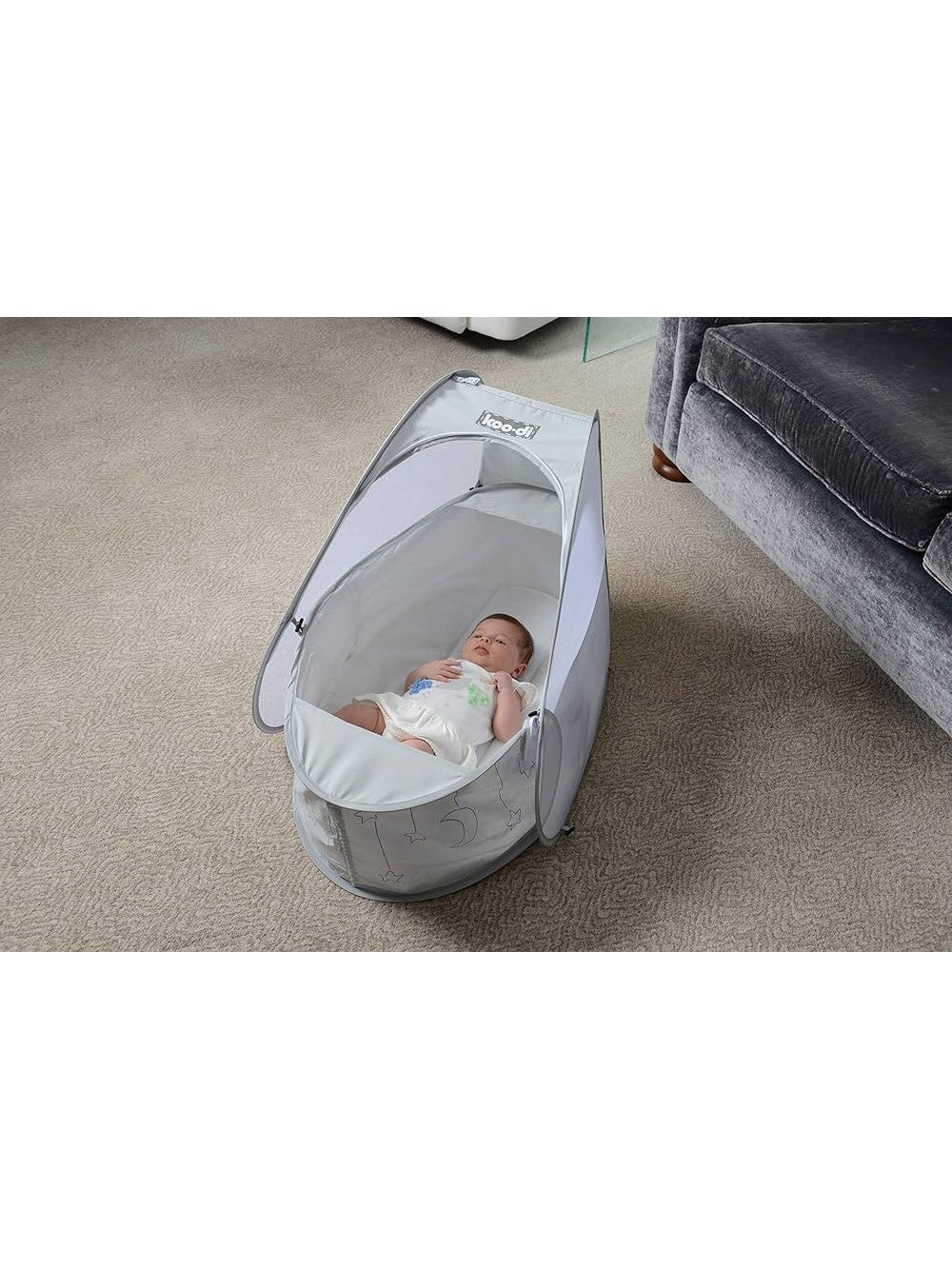 Koo.di Newborn Sun & Sleep Pop-up Travel Bassinet