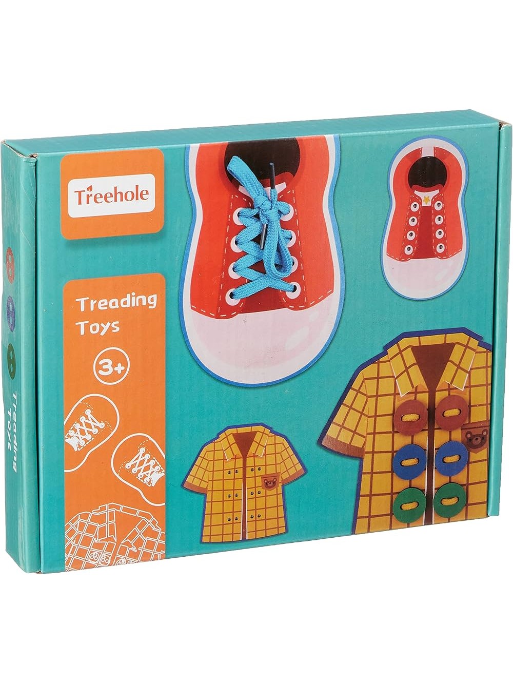 Treehole Threading Toy - Green