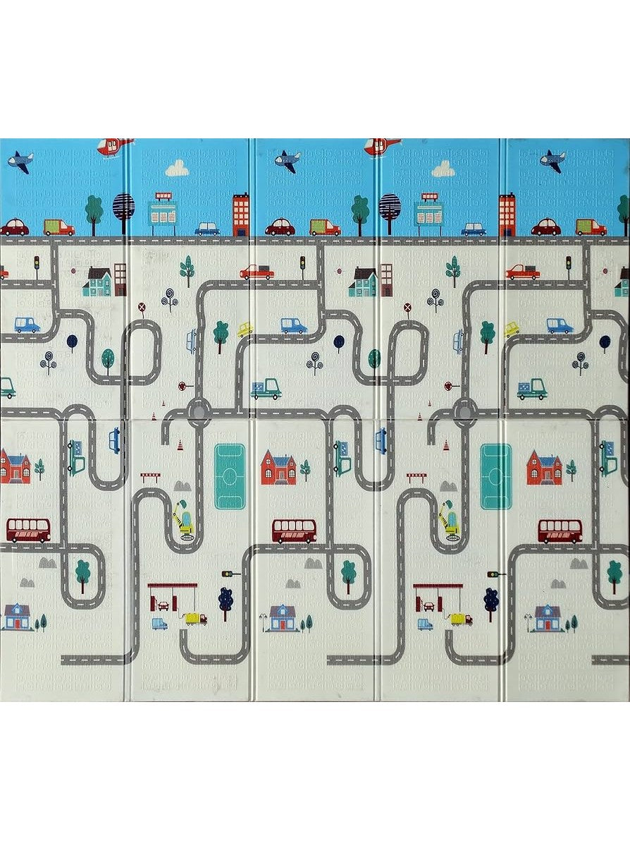Kids Playmat Double Sided-Car Road