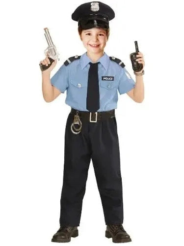 Kids Police Dress Up Costume
