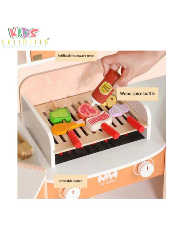 Kitchen Premium Wooden Toy Set