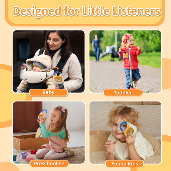 Alilo Pocket Bunny – Portable Kids Music Player & Storytelling Toy