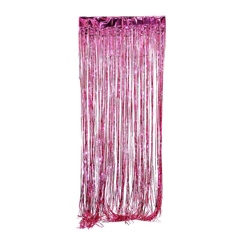 Party Supply Metallic Foil Fringe Curtain Decorations