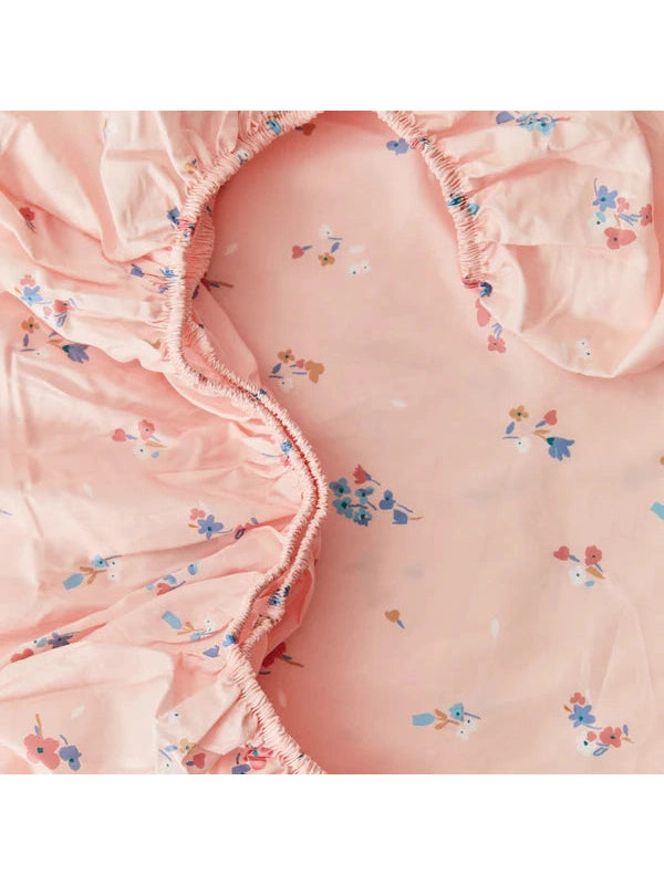 Kabode 100% Organic Cotton Fitted Sheet for Cot