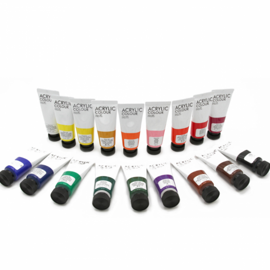75ml Acrylic Paint in single tube (10 colors available)