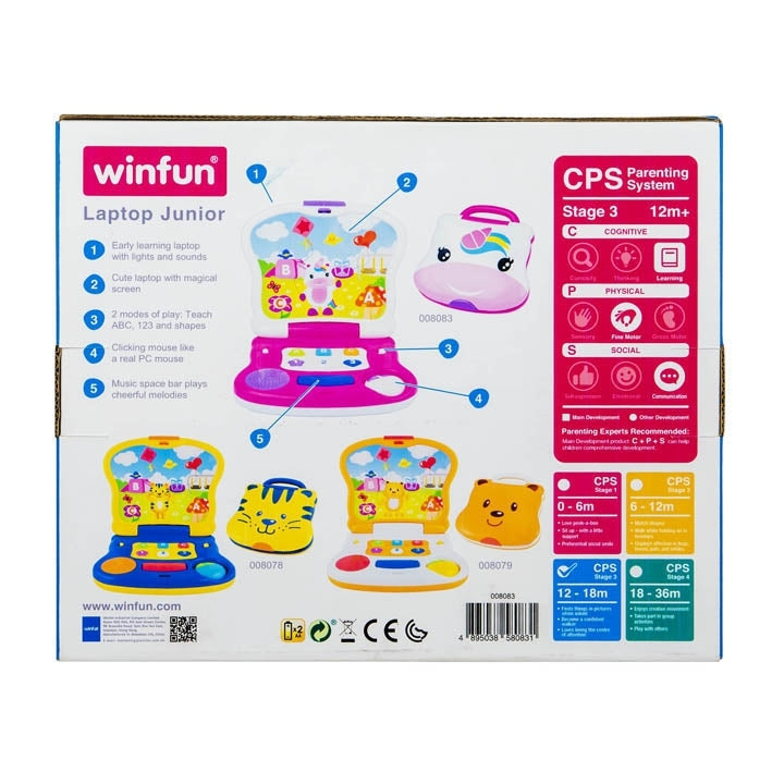 Laptop Junior - Unicorn & Tiger