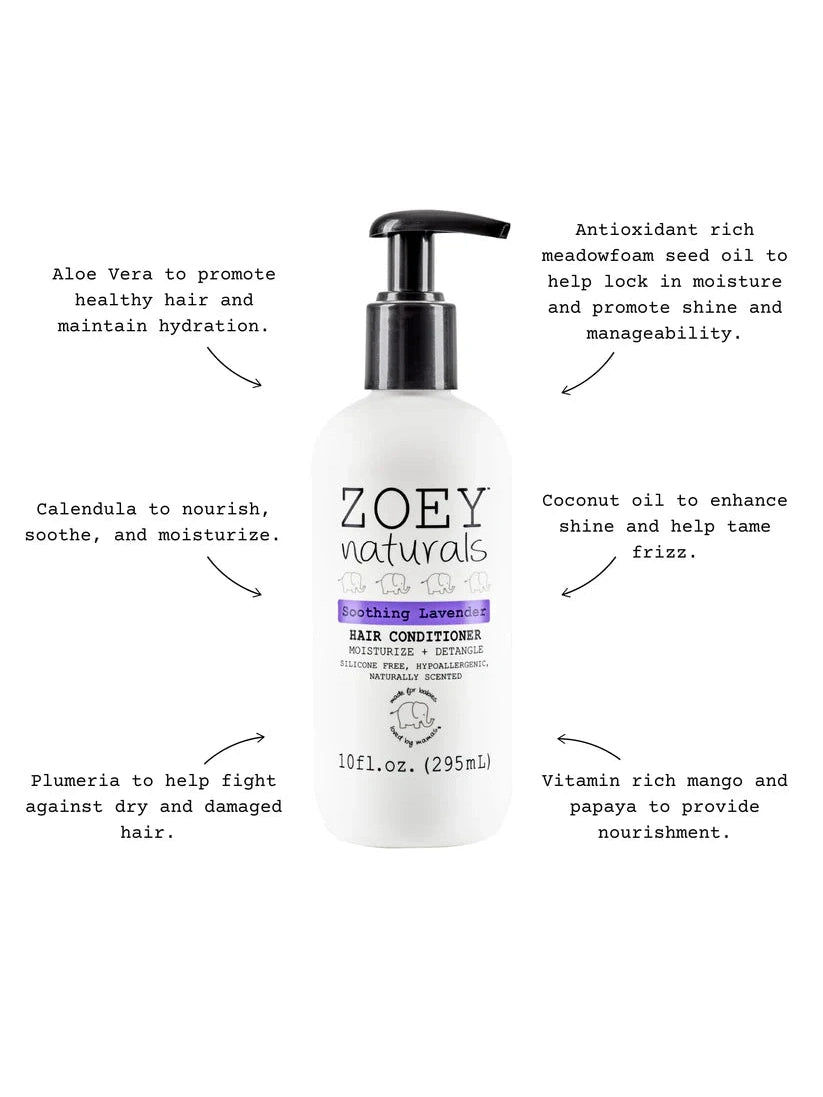 Zoey Naturals Soothing Lavender Hair Conditioner - 295ml