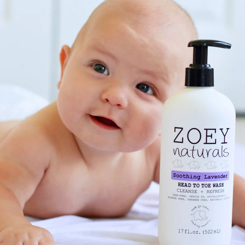 Zoey Naturals Soothing Lavender Head to Toe Wash - 502ml