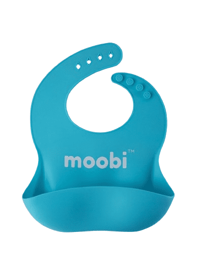 Moobi Silicone Feeding Bib (4 colors available)