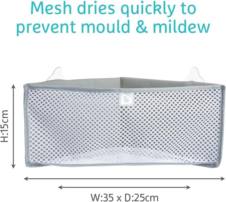 Munchkin High'n Dry Baby Bath Toy Storage Basket