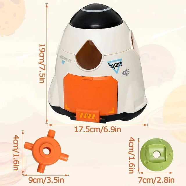 Hola Magic Toy Spaceship Shape Sorter Building Set