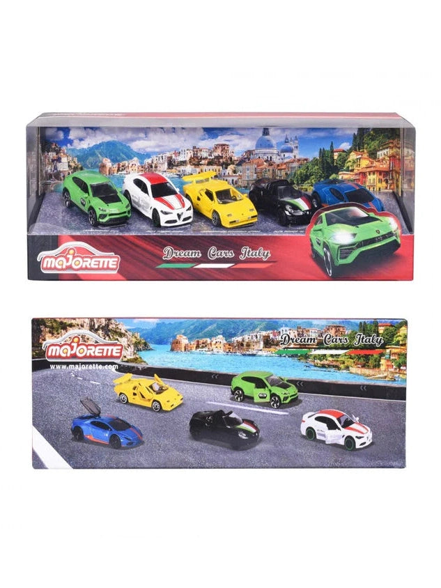 Majorette Dream Cars Italy, 5 Pieces Gift Pack