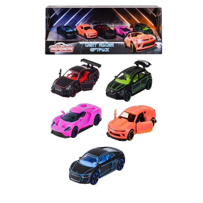 Majorette Light Racer 5 Pieces Gift Pack