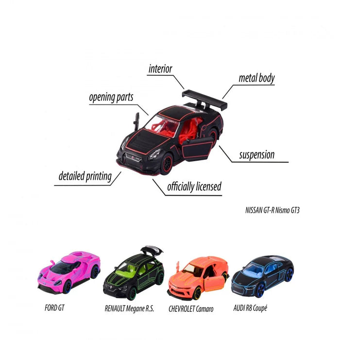 Majorette Light Racer 5 Pieces Gift Pack