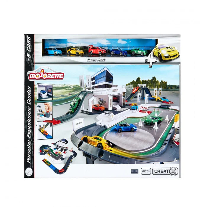 Majorette Porsche Experience Center + 5 vehicles