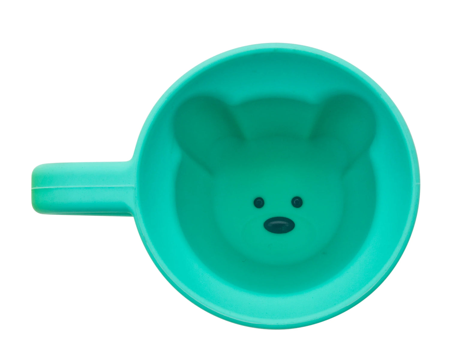 Melii Silicone Bear Mug- 2 Pack (Blue and Lime)