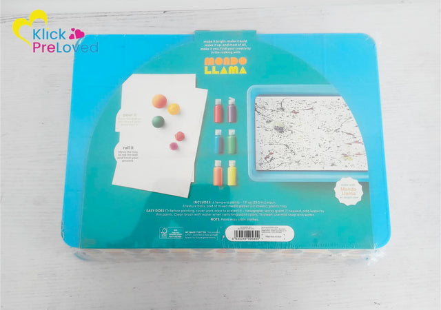 PreLoved Mondo Llama Paint Rolling DIY Art Kit (Brand New)