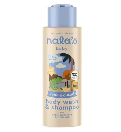 Nala's Baby Body Wash & Shampoo Vanilla Cloud 200ml