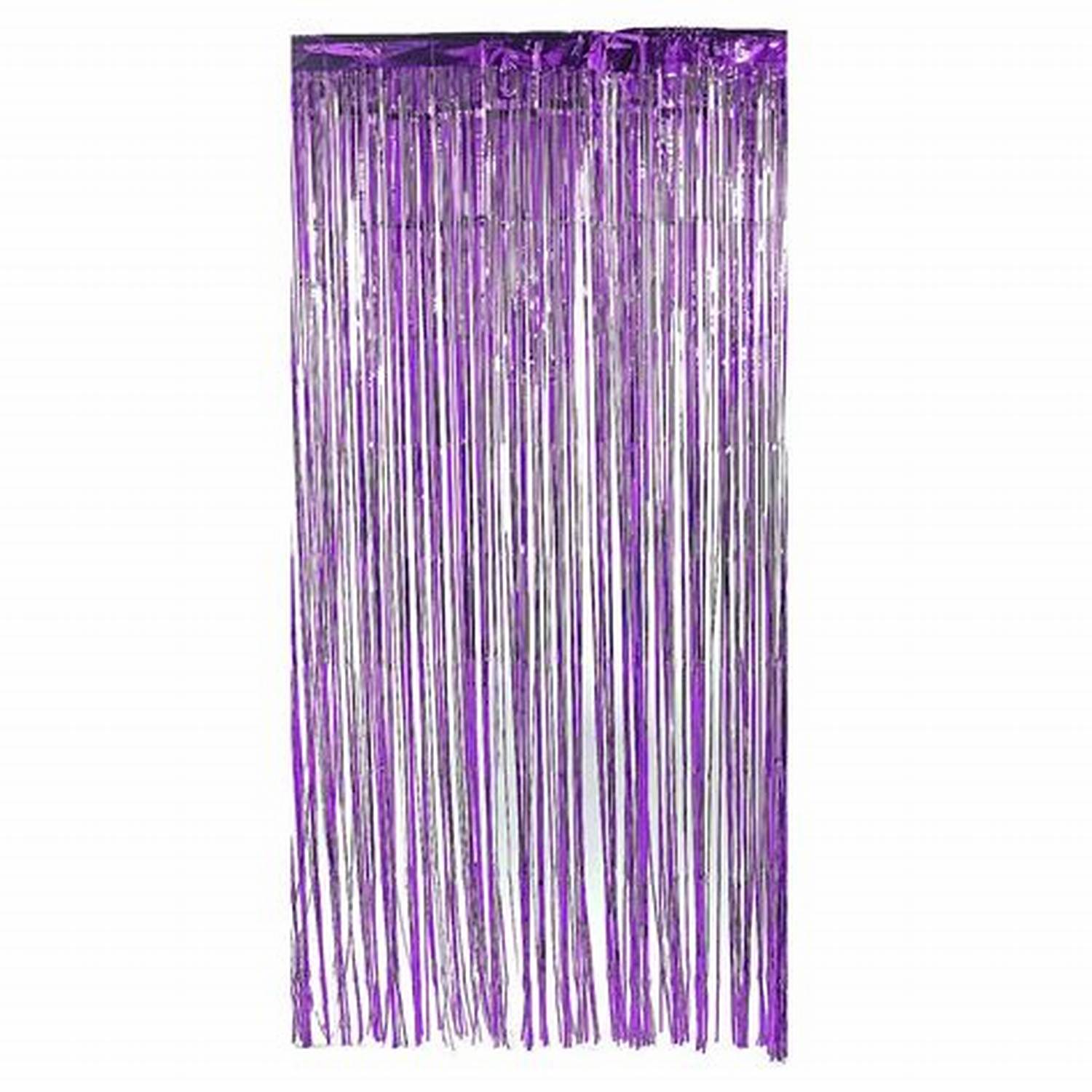 Party Supply Metallic Foil Fringe Curtain Decorations
