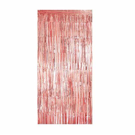 Party Supply Metallic Foil Fringe Curtain Decorations