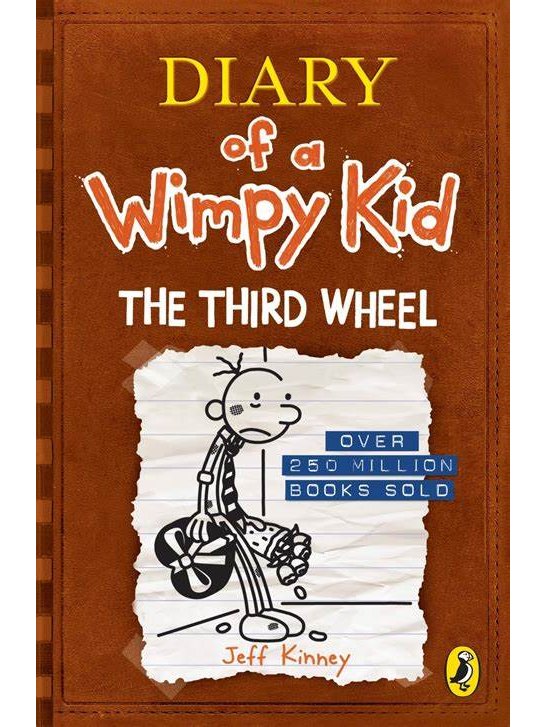 DIARY of a Wimpy Kid THE THIRD WHEEL - Jeff Kinney (Paperback)