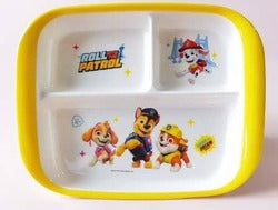 Paw Patrol Rectangular Dinner plate - Yellow Roll Patrol