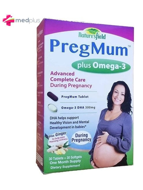 N/F PREGMUM PLUS OMEGA-3 *30 TABS