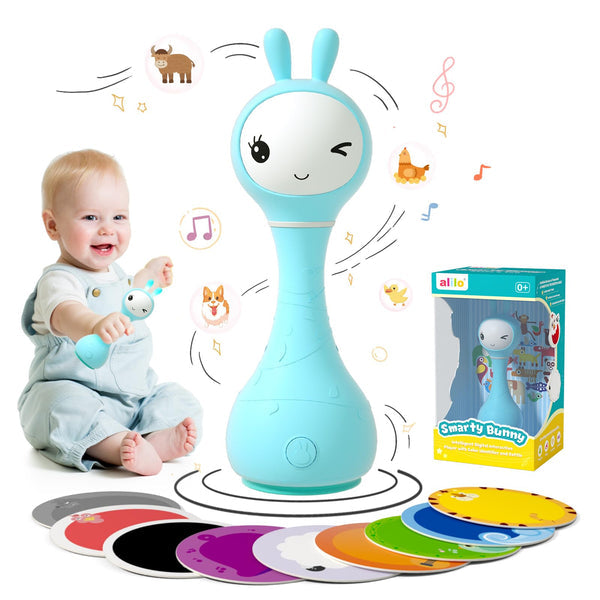 Alilo Smarty Smart Musical Baby Rattle & Nightlight (Available in 2 colors)