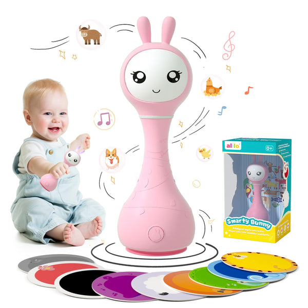 Alilo Smarty Smart Musical Baby Rattle & Nightlight (Available in 2 colors)