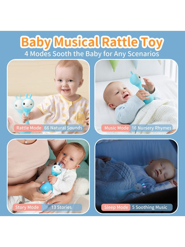 Alilo Yoyo - Talking Bunny Baby Rattle & Learning Toy