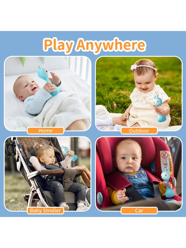 Alilo Yoyo - Talking Bunny Baby Rattle & Learning Toy