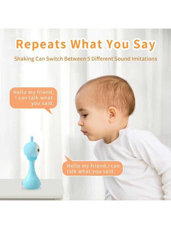 Alilo Yoyo - Talking Bunny Baby Rattle & Learning Toy