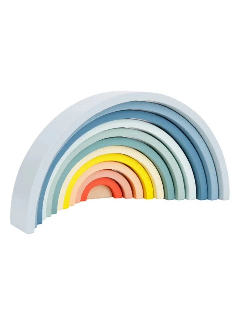 Tooky Toy Wooden Rainbow Stacker