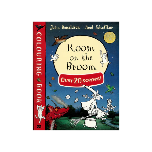 Room on the Broom Colouring Book - Julia Donaldson and Axel Scheffier (Paperback)