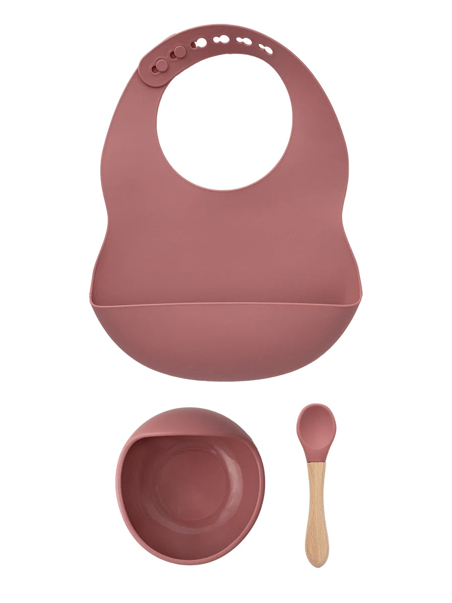 Milk it Baby Bib & Bowl Set (4 colors available)