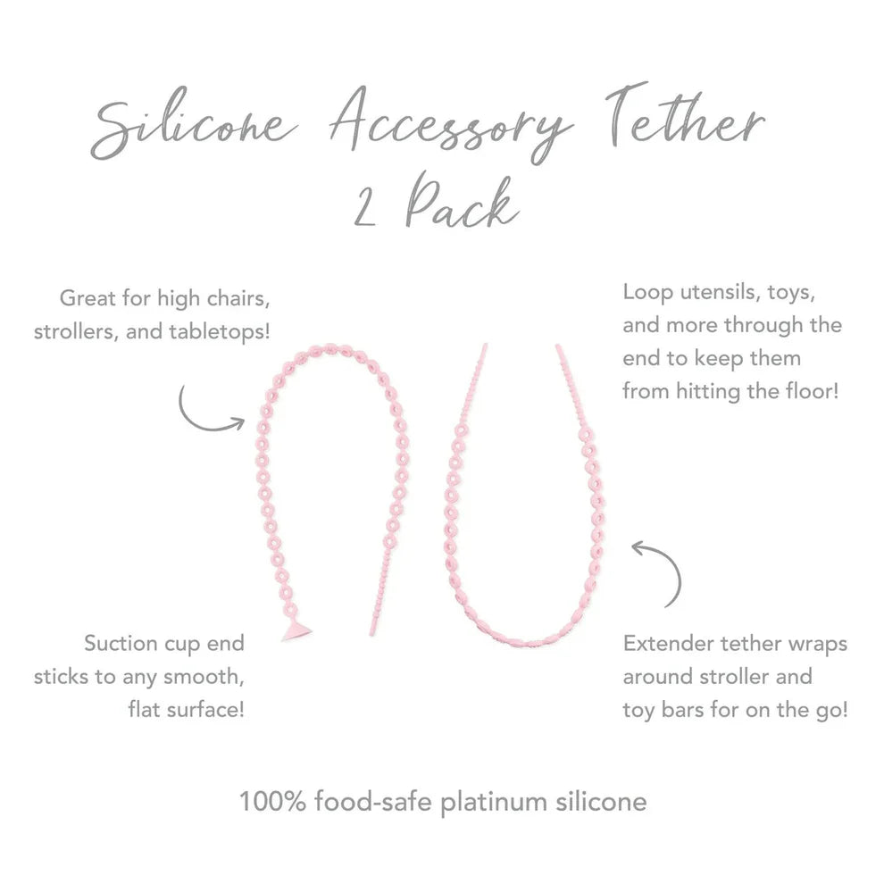 Bumkins Silicone Tethers (2 Pack) 3 colors available