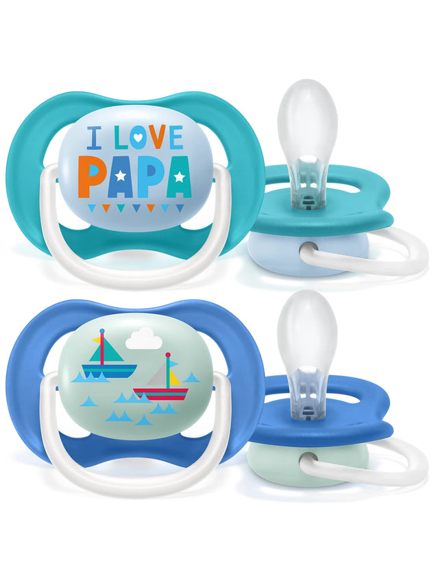 Philips Avent Soother - Ultra Air Happy 6-18M - 2 in Pack (2 colors available)