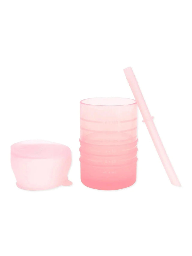 Bumkins Silicone Toddler Straw Cups with Lid (2 colors available)