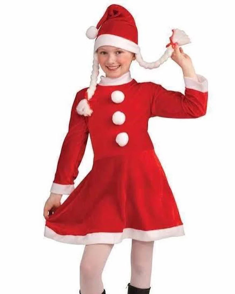 Mrs Claus Costume (Girls Costume)