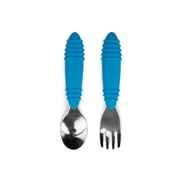 Bumkins Spoon + Fork (14 colors available)