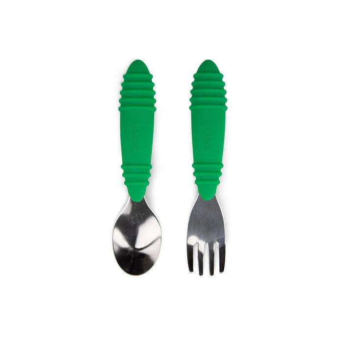 Bumkins Spoon + Fork (14 colors available)