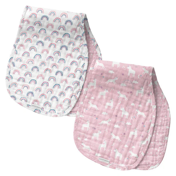 Stephen Joseph Muslin Burp Cloths ( Available in 4 designs)