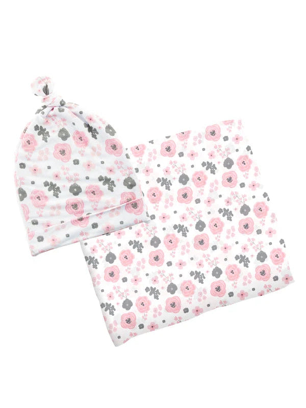 Stephen Joseph Bamboo Blankets & Beanies (Available in 5 different designs)