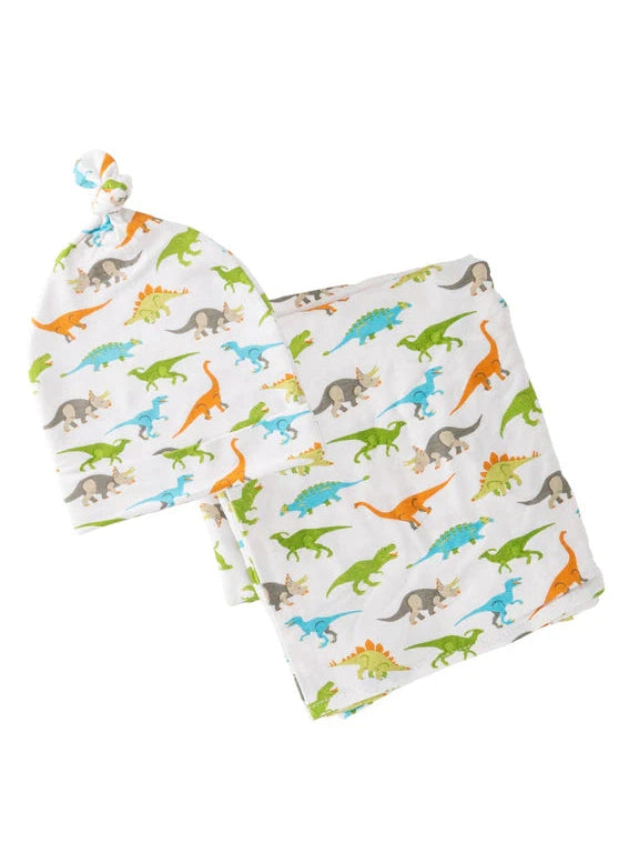 Stephen Joseph Bamboo Blankets & Beanies (Available in 5 different designs)