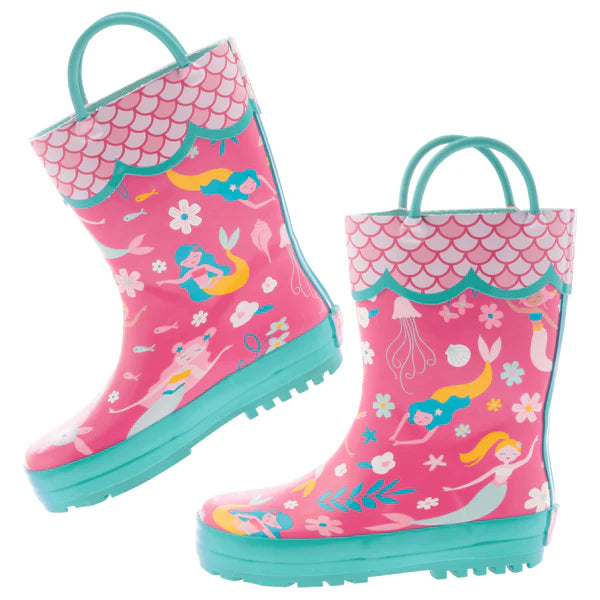 Stephen Joseph Mermaid Rain Boot ( 3 sizes available)