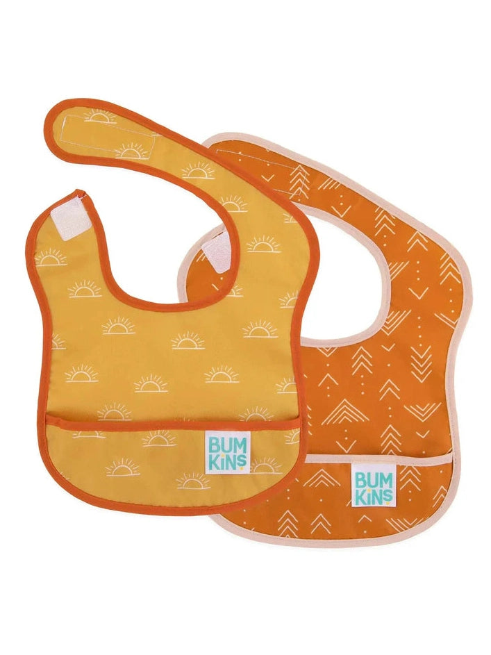 Bumkins Starter Bibs 2 Pack (Available in 7 different designs)