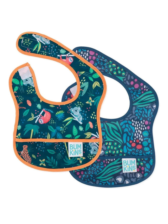 Bumkins Starter Bibs 2 Pack (Available in 7 different designs)