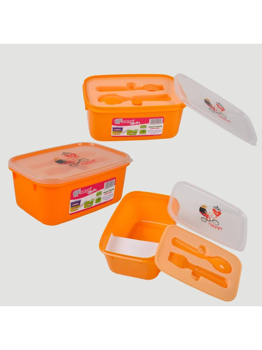 Sacvin Senior Snack Lunch Box (6 colors available)